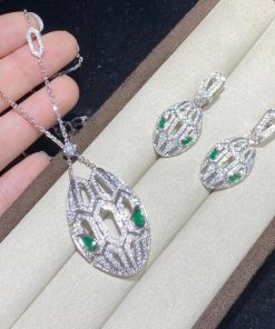 Bvlgari Serpenti Necklace Set Pav?? Diamonds 352752