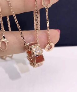 Bvlgari Serpenti Necklace Set with Carnelian 355088