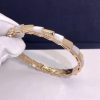 Bvlgari Serpenti Viper Bracelet Viper one-coil 18 kt white gold bracelet pav?? diamonds 360155