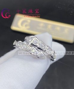 Bvlgari Serpenti Wedding Band Set with Full Pav?? Diamonds 349700