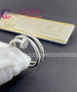 Cartie Juste Un Clou Ring White Gold Diamonds B4211100