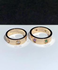 Cartie Love Ring 3 Diamonds Rose Gold Diamonds B4087500