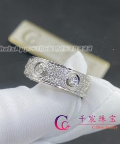 Cartie Love Ring Diamond-paved White Gold N4210400