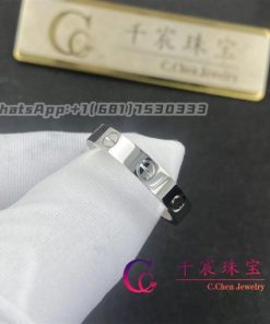 Cartie Love wedding band, white gold B4085100