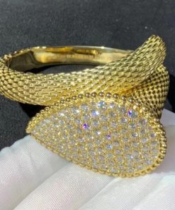 Boucheron Serpent Boh??me Bangle Bracelet JBT00502M
