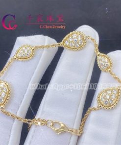 Boucheron Serpent Boh??me Bracelet, 5 Motifs Diamonds JBT00869
