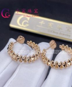 Cartier Clash De Cartier Earrings Small Model Rose Gold B8301415