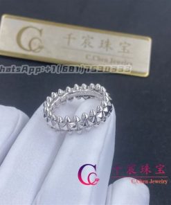 Cartier Clash de Cartier ring, small model, rhodiumized white gold B4233100