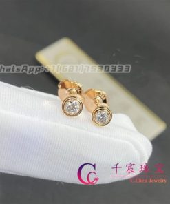 Cartier d??Amour earrings xs rose gold diamond B8301214