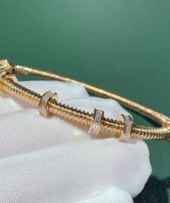 Cartier Ecrou De Cartier Diamond Rose Gold Bracelet N6714516