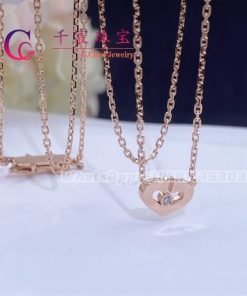 Cartier Heart Necklace Diamonds B3040400