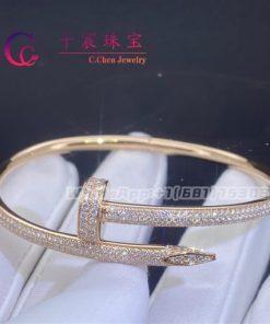 Cartier Juste Un Clou Bracelet Rose Gold Diamonds N6702117