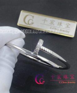 Cartier Juste Un Clou Bracelet White Gold Diamonds B6048717