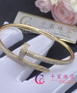 Cartier Juste Un Clou Bracelet Yellow Gold, Diamonds N6709817