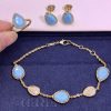 Boucheron Serpent Boh??me Bracelet, Five Motifs Turquoise JBT00782