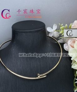 Cartier Juste Un Clou Collar Necklace Small Model Yellow Gold B7224799