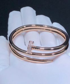 Cartier Juste Un Clou Bracelet Diamond Rose Gold N6708400