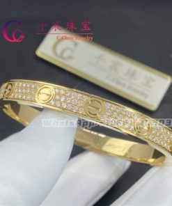 Cartier Love Bracelet Diamond-paved Yellow Gold N6035017