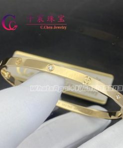 Cartier Love Bracelet Small Model 6 Diamonds B6047217