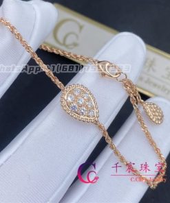 Boucheron Serpent Boh??me Bracelet S Motif In 18k Rose Gold JBT00602M