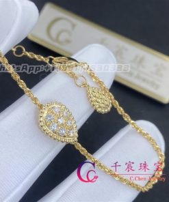 Boucheron Serpent Boh??me Bracelet S Motif In 18k Yellow Gold JBT00365M
