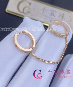 Cartier Love Single Earring Rose Gold