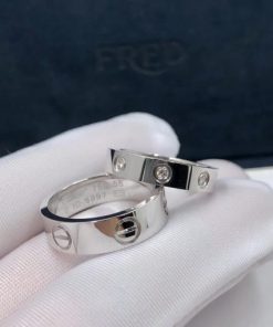Cartier Love Wedding Band 8 Diamonds Width 4mm B4050600