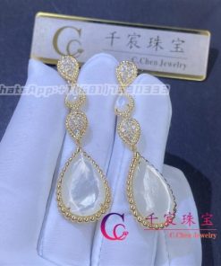 Boucheron Serpent Boh??me Couleur Yellow Gold Mother-Of-Pearls Diamond Earrings JCO01281
