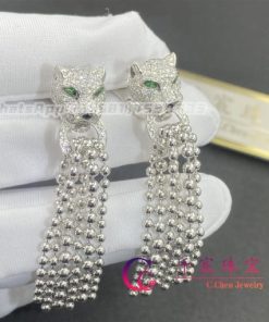 Cartier Panth??re De Cartier Earrings 18K white gold N8515073