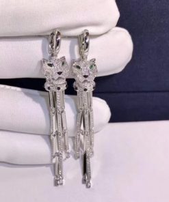 Cartier Panth??re De Cartier Earrings White Gold N8045900