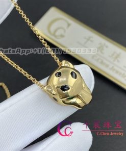 Cartier Panth??re De Cartier Necklace Tsavorite Yellow Gold, Onyx B7224756