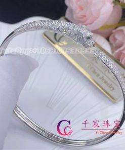 Cartier Panth??re De Cartier White Gold Bracelet Pave Diamonds