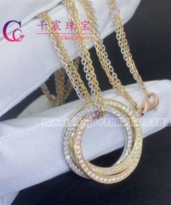 Cartier Tri-Colour Diamond Trinity De Cartier Necklace