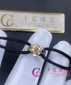 Cartier Trinity Bracelet Black Cord B6016700