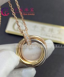 Cartier Trinity Necklace Diamonds B7058700