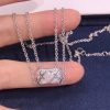 Chanel 18K White Gold Coco Crush Diamond Necklace