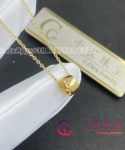 Chanel Coco Crush Necklace Quilted Motif, 18k Yellow Gold J12305