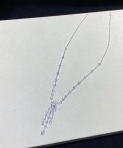 Chanel Eternal N??5 Necklace 18k White Gold Diamonds J11998